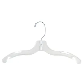 14" Clear Child Dress/Shirt Hangers (100/case)