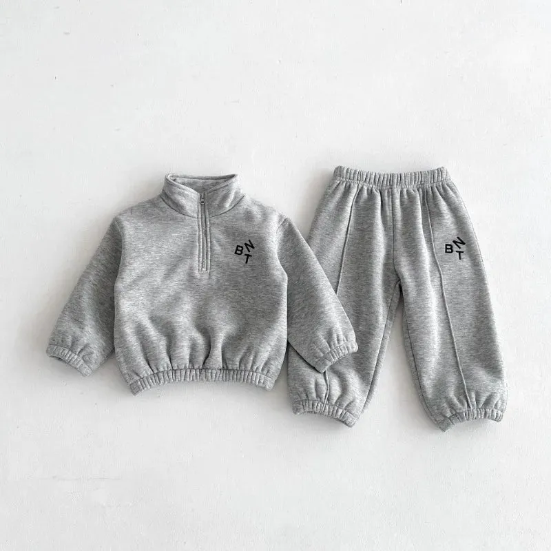 BNT Fleece-Lined Turtleneck Jogger Set