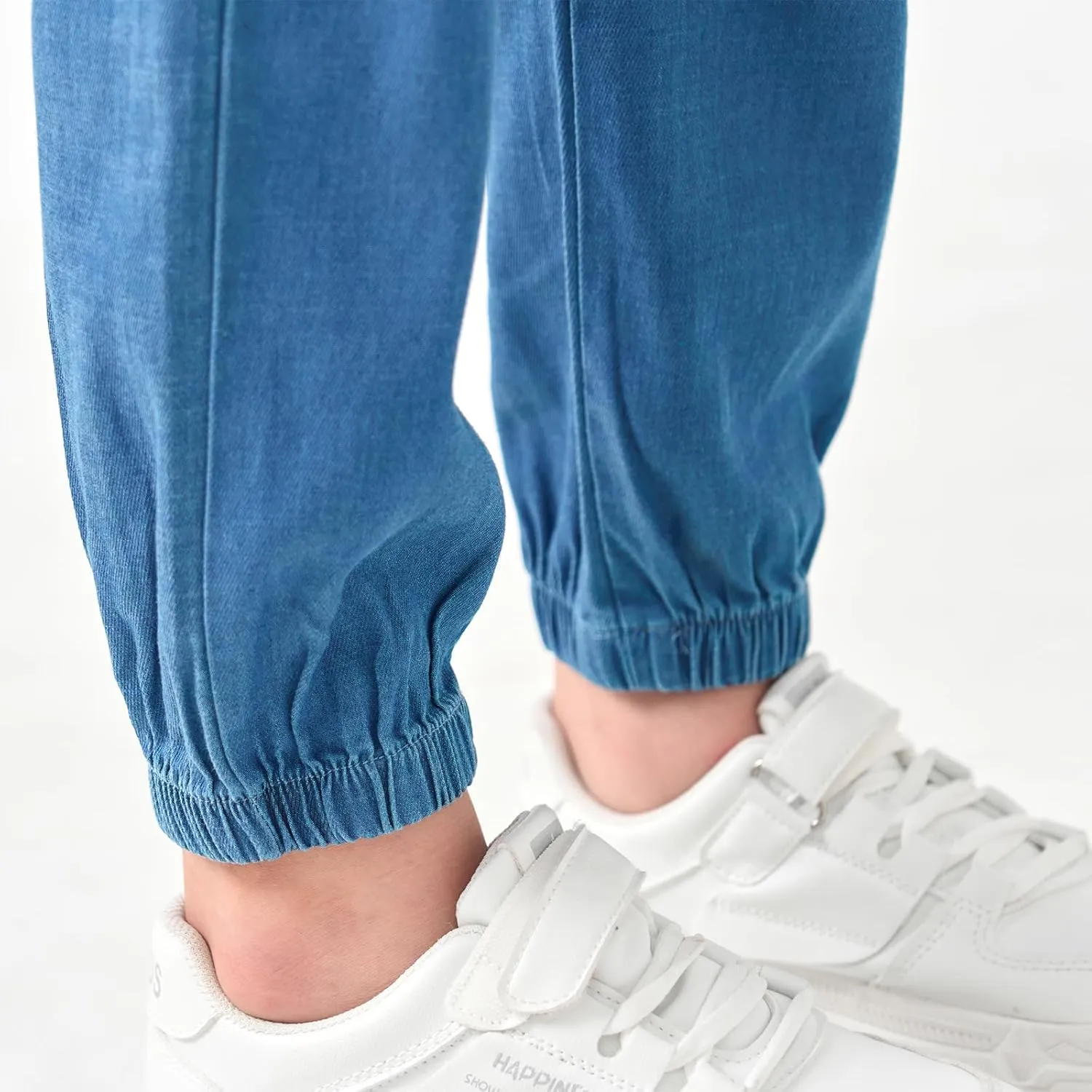 Boys Joggers Pants with Pocket Pull On Lightweight Athletic School Jeans-Style Pants Sweatpants Kids 3-10Y Gift