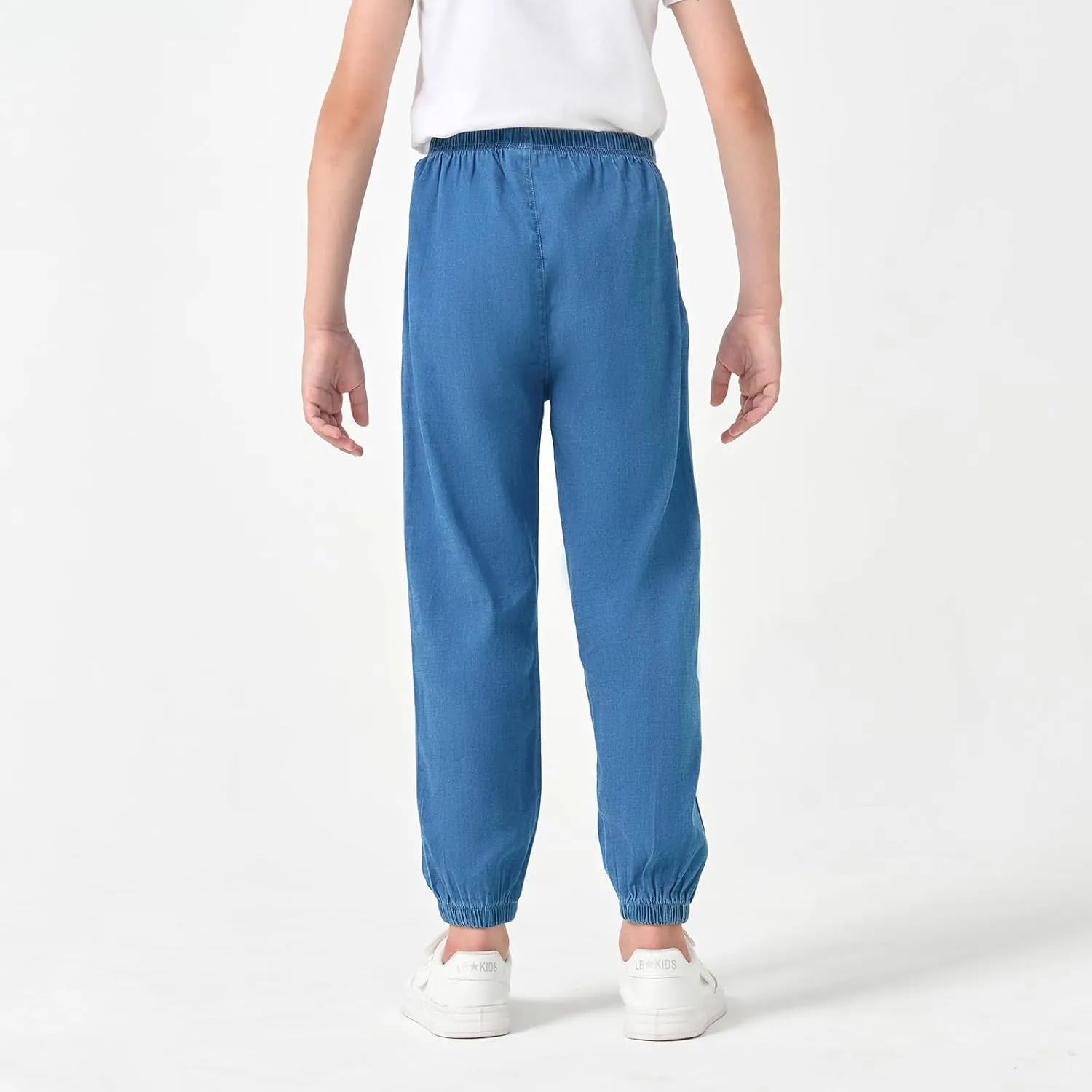 Boys Joggers Pants with Pocket Pull On Lightweight Athletic School Jeans-Style Pants Sweatpants Kids 3-10Y Gift