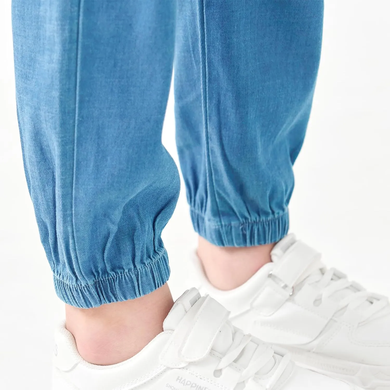 Boys Joggers Pants with Pocket Pull On Lightweight Athletic School Jeans-Style Pants Sweatpants Kids 3-10Y Gift