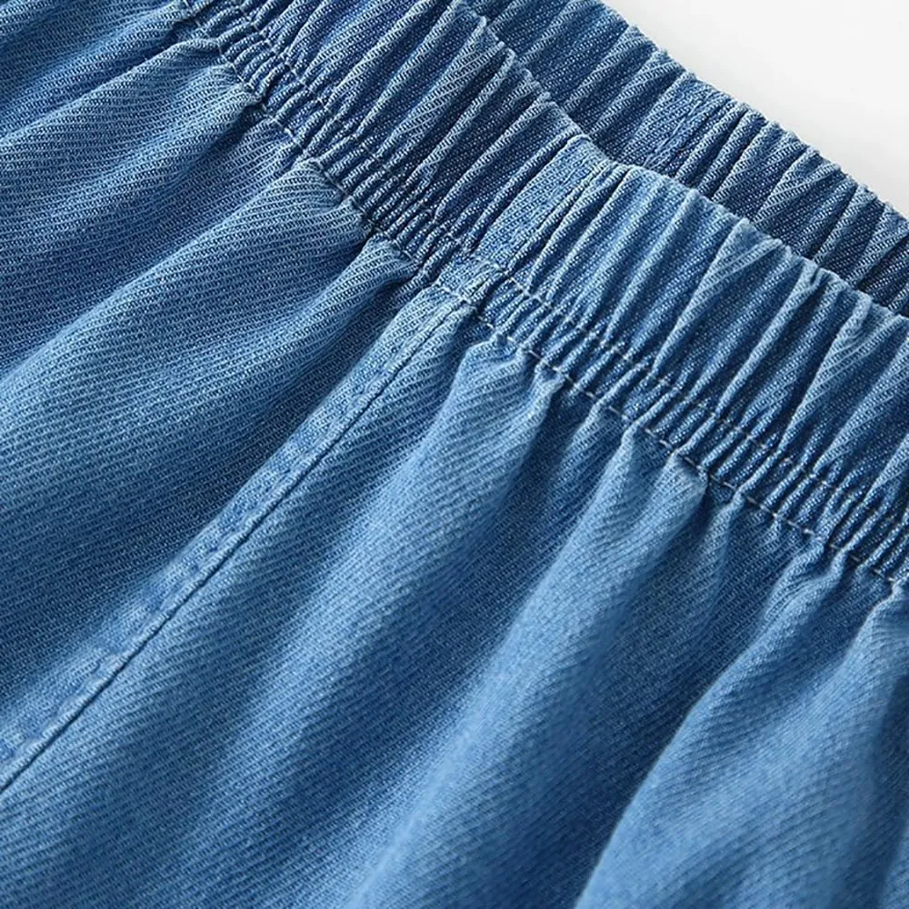 Boys Joggers Pants with Pocket Pull On Lightweight Athletic School Jeans-Style Pants Sweatpants Kids 3-10Y Gift