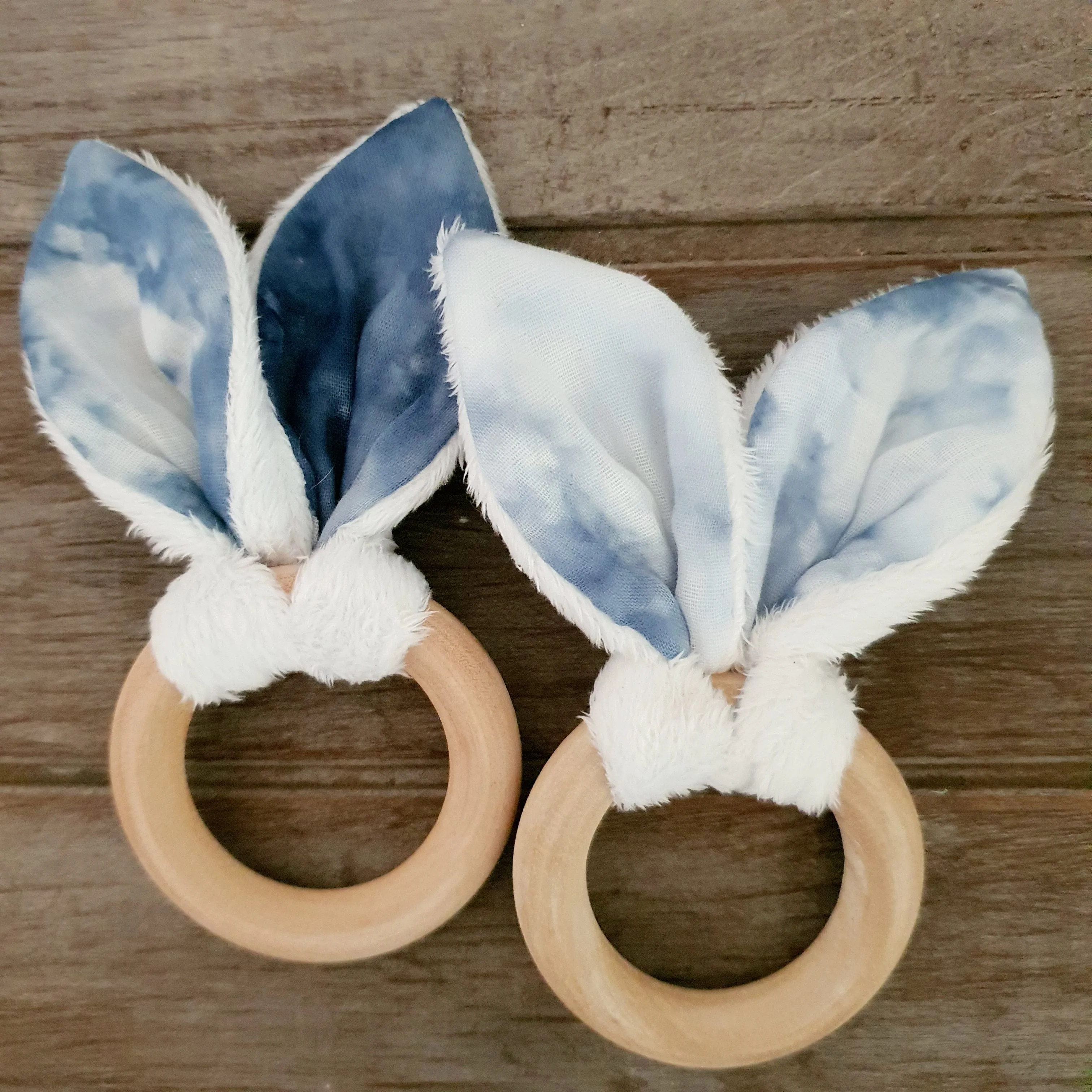 Bunny Ears Teething Ring