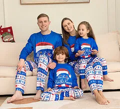 Christmas parent-child holiday home clothing and pajama set AY3296