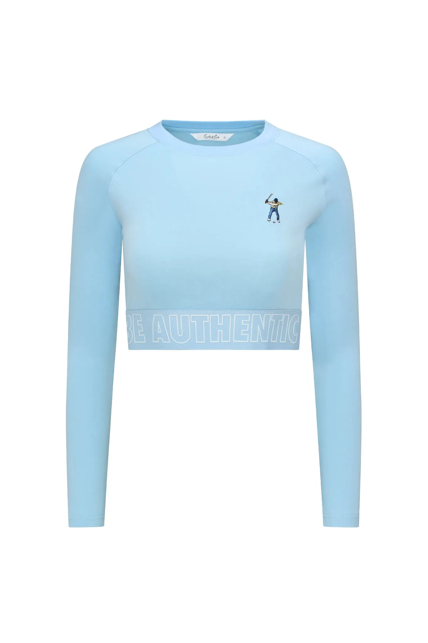 Clear Sky Women's L/S Banded Cropped Tee
