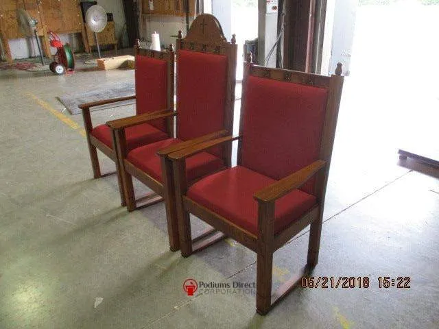 Clergy Church Chair NO 200 Series 48" Height Center Chair
