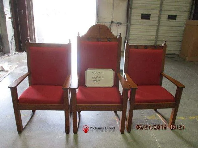 Clergy Church Chair NO 200 Series 48" Height Center Chair