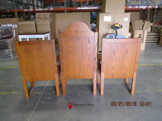 Clergy Church Chair NO 200 Series 48" Height Center Chair
