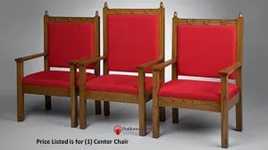 Clergy Church Chair NO 200 Series 48" Height Center Chair