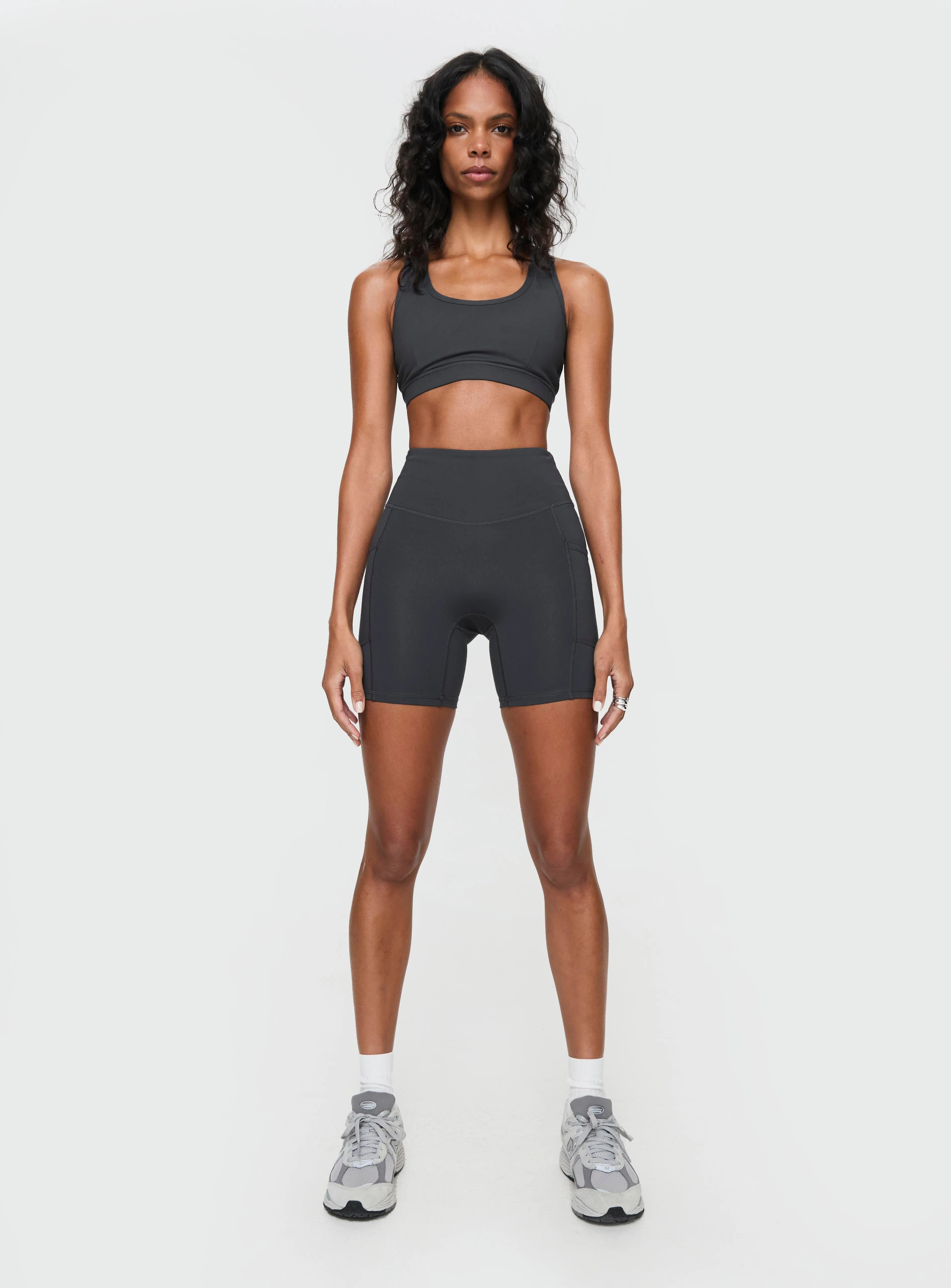 Conquer Activewear Shorts Grey