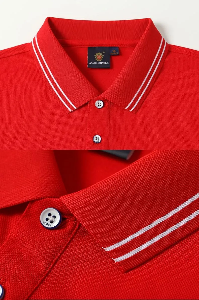 Custom Polo Shirts Design Your own Personalised Logo Photo Text Custom Mens/Womens Golf T Shirts Work Shirts