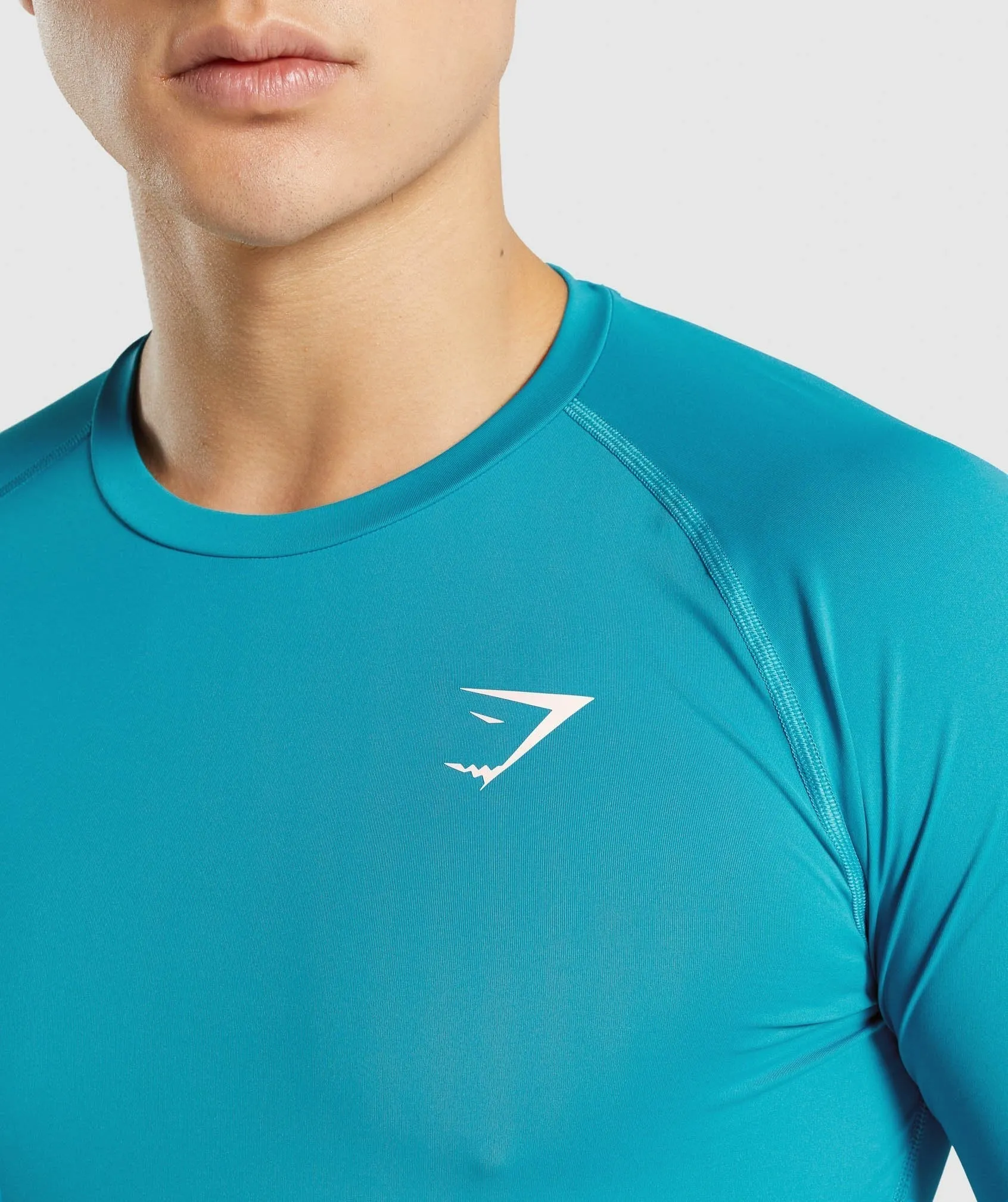 Gymshark Element Baselayer Long Sleeve T-Shirt - Blue