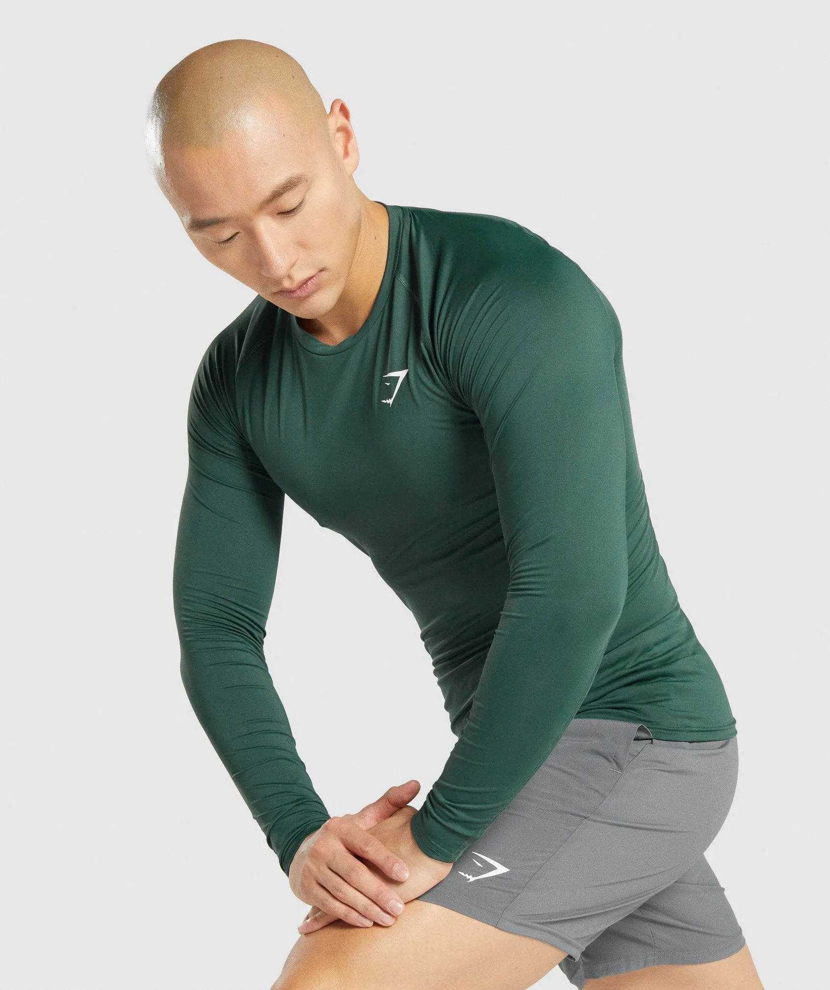 Gymshark Element Baselayer Long Sleeve T-Shirt - Dark Green