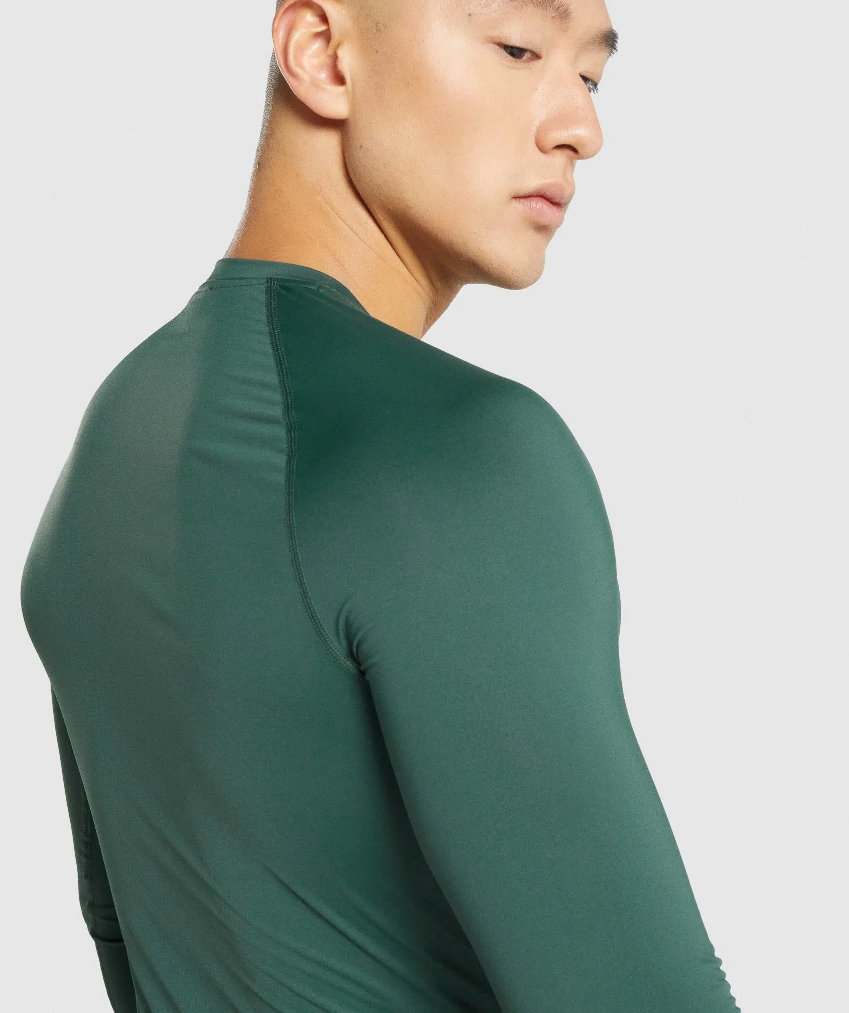 Gymshark Element Baselayer Long Sleeve T-Shirt - Dark Green