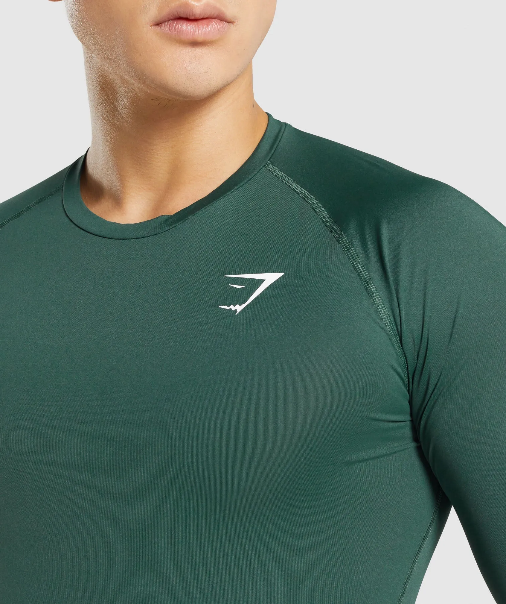 Gymshark Element Baselayer Long Sleeve T-Shirt - Dark Green