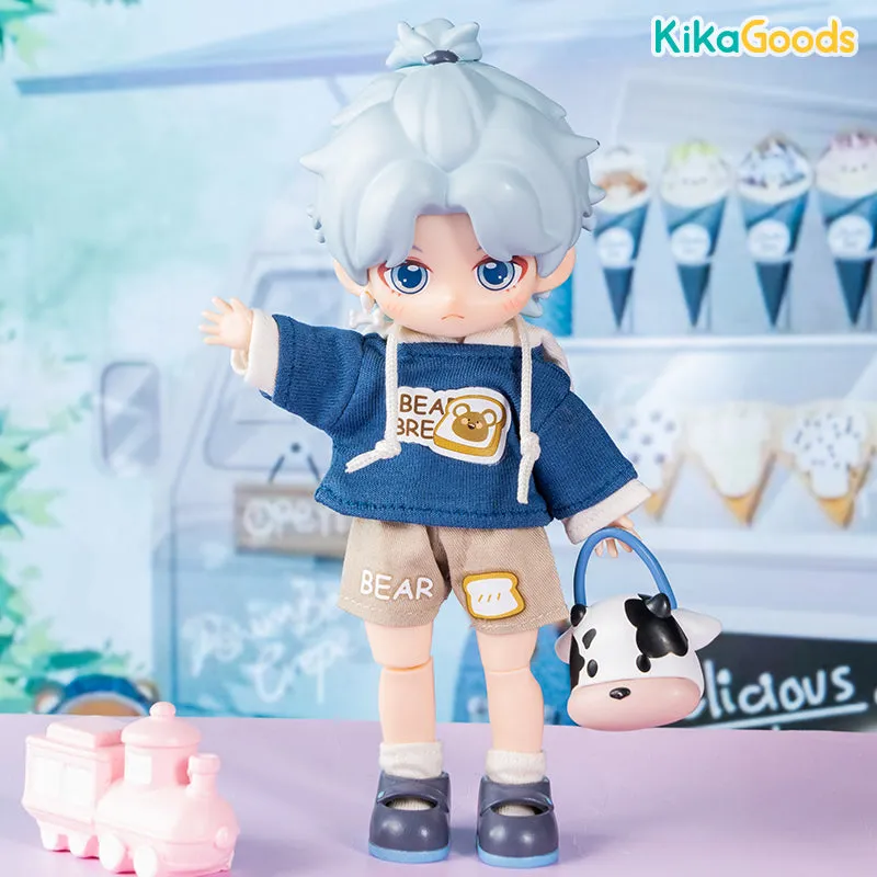 Hoodie Outfit 1/12 BJD Clothing Set