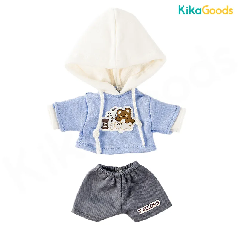 Hoodie Outfit 1/12 BJD Clothing Set