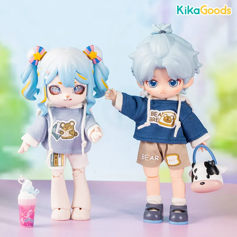Hoodie Outfit 1/12 BJD Clothing Set