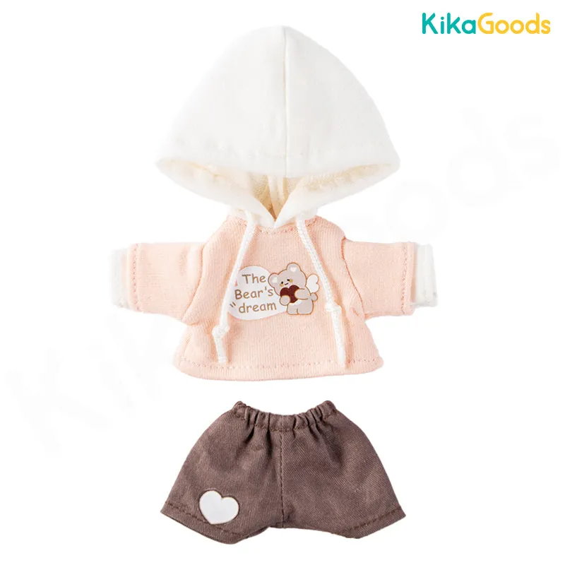 Hoodie Outfit 1/12 BJD Clothing Set