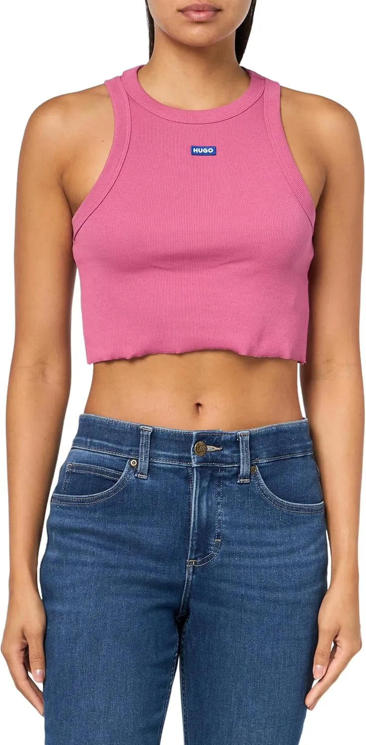 HUGO Girls' Box Logo Baby Tank