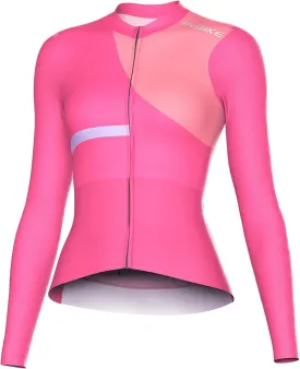 INBIKE Cycling Jersey Women Long Sleeve, Breathable Bike Shirts with Pockets, Bicycle Clothing for Road Biking Riding