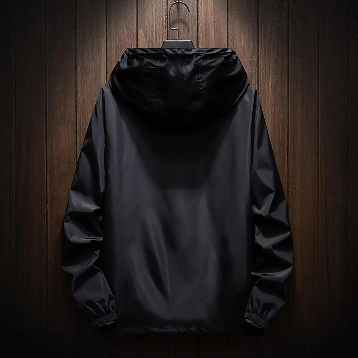 Men's Jackets Rain Windbreaker Lightweight Shell Raincoat With Hood For Golf Hiking Travel, M-7XL