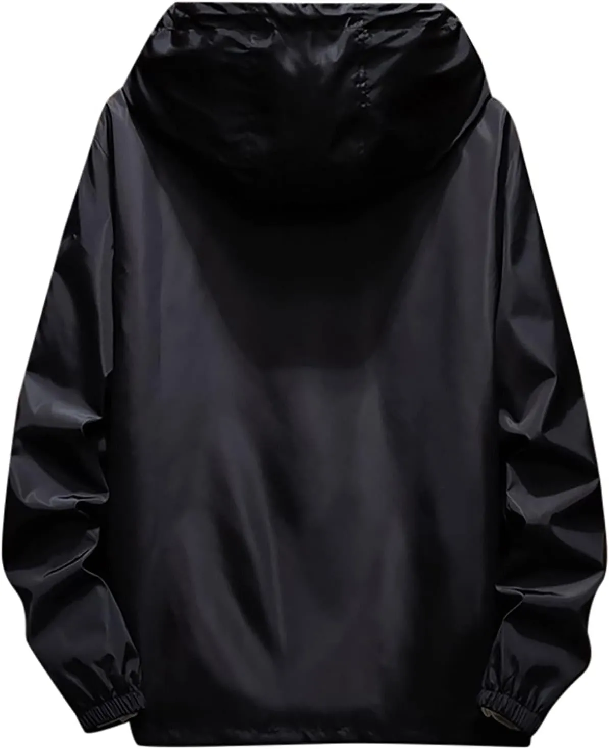 Men's Jackets Rain Windbreaker Lightweight Shell Raincoat With Hood For Golf Hiking Travel, M-7XL