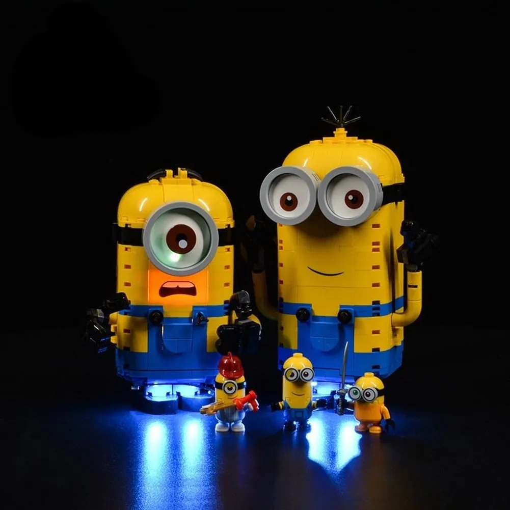 MOC  Compatible  LED Lighting Set DIY toys 75551 Stewart Kevin Suit Building Blocks