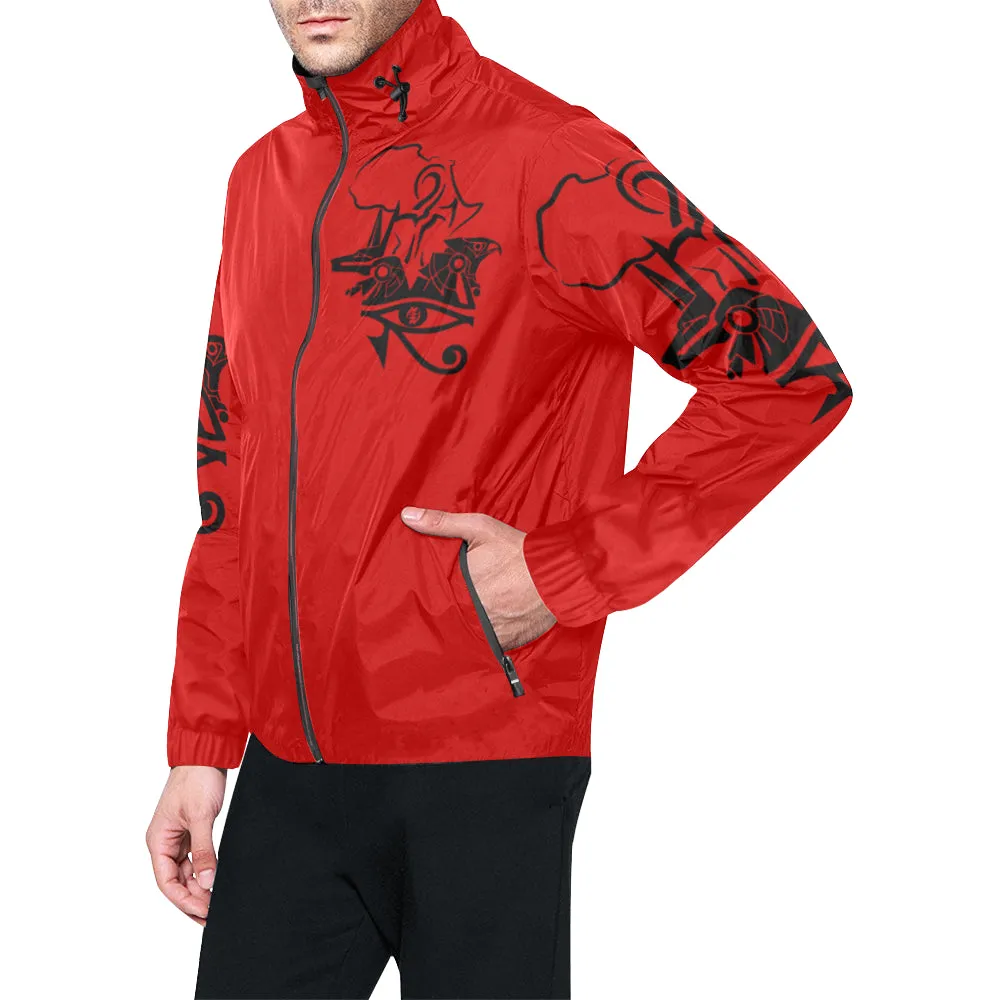PROTECT BY NTR RED Unisex All Over Print Windbreaker