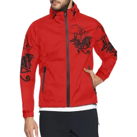 PROTECT BY NTR RED Unisex All Over Print Windbreaker