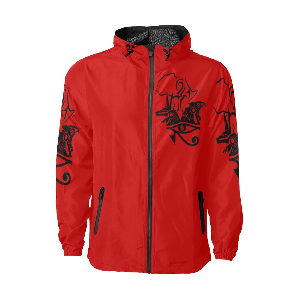 PROTECT BY NTR RED Unisex All Over Print Windbreaker
