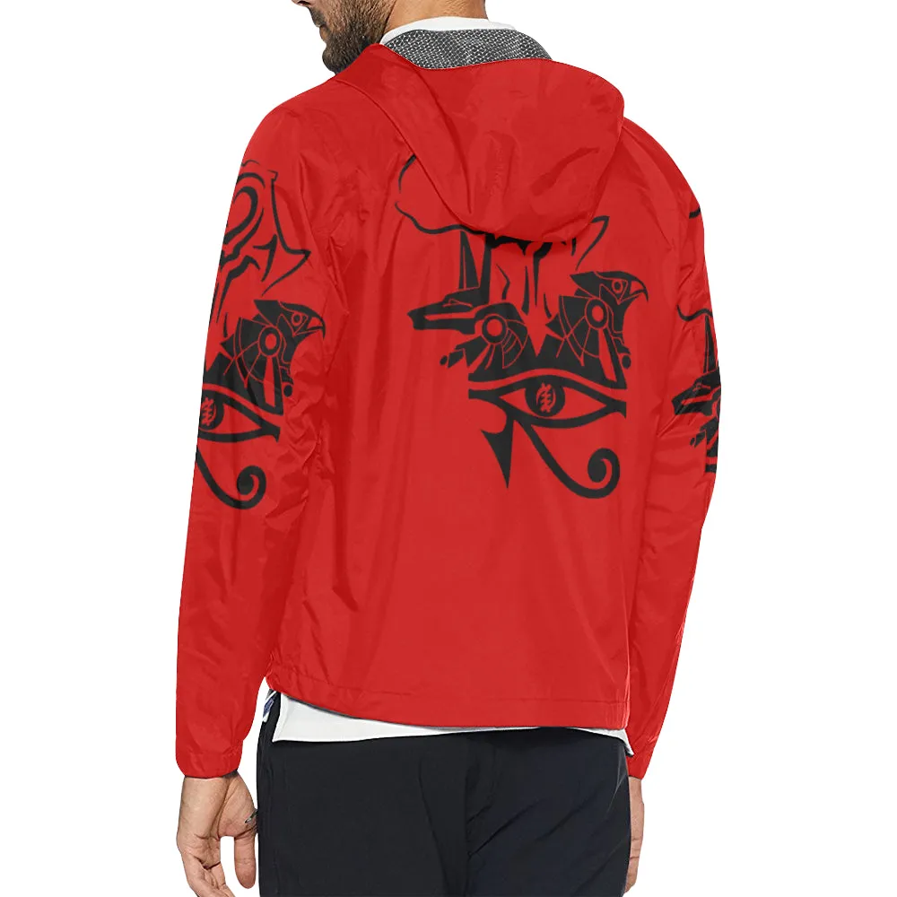 PROTECT BY NTR RED Unisex All Over Print Windbreaker