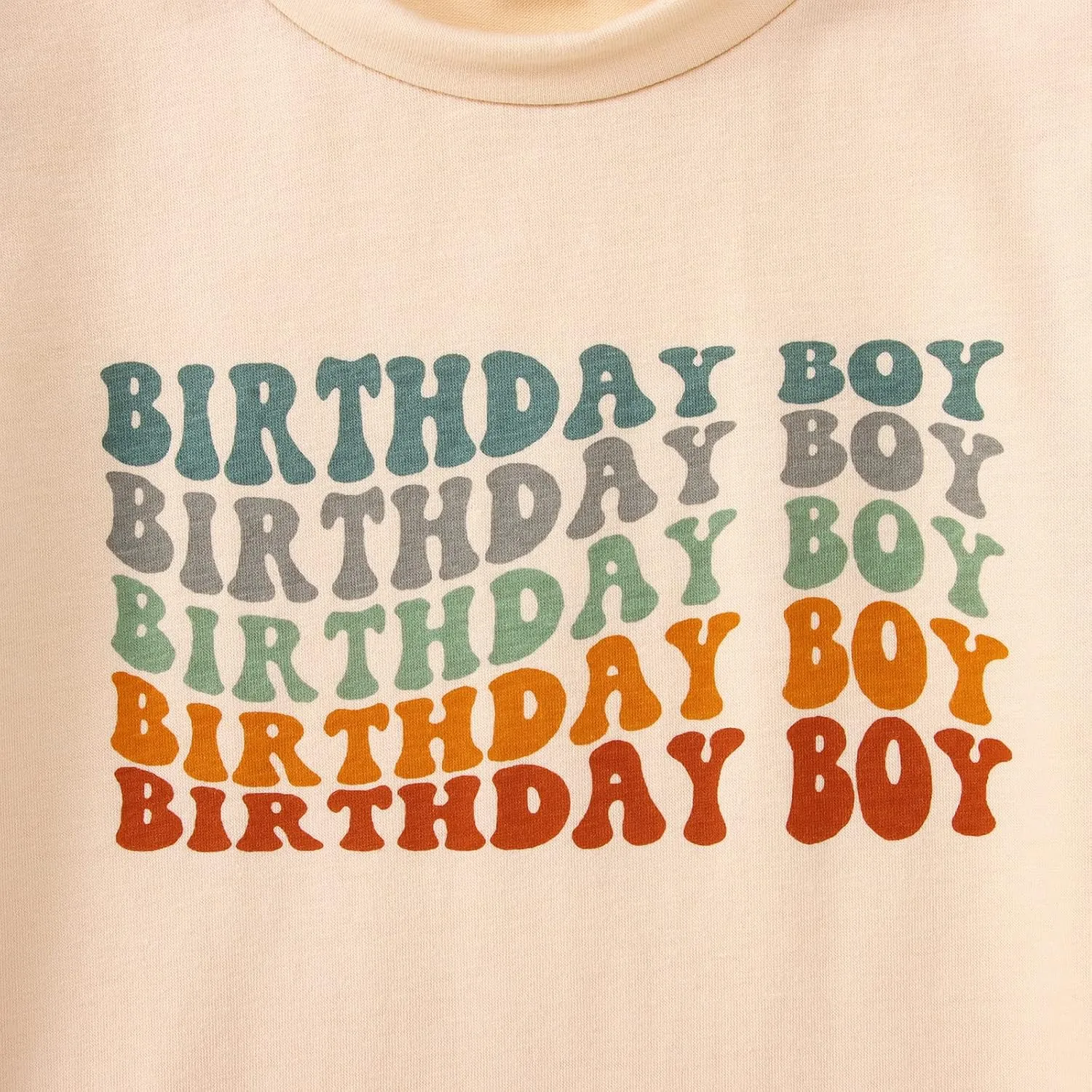Ritatte Birthday Boy Shirt Toddler Boys Birthday Outfit 1st 2nd 3rd 4th 5th Gift Short Sleeve Party T-Shirt