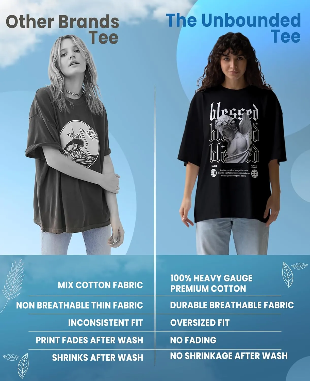 Senpai Anime Oversized T-Shirts for Women, Cotton T-Shirts, Perfect for Casual Wear & Gifting | WB.6.38