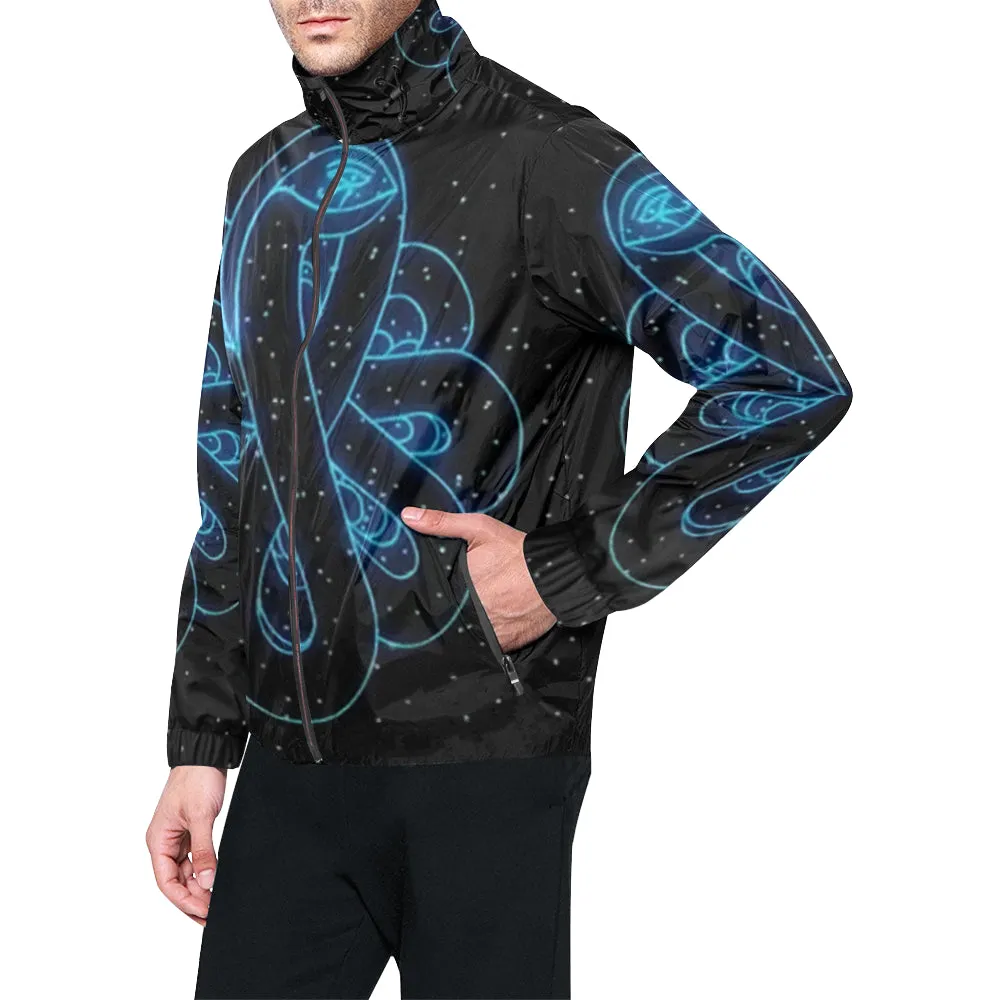 SNAKE OF CREATION WADJET All Over Print Windbreaker for Unisex