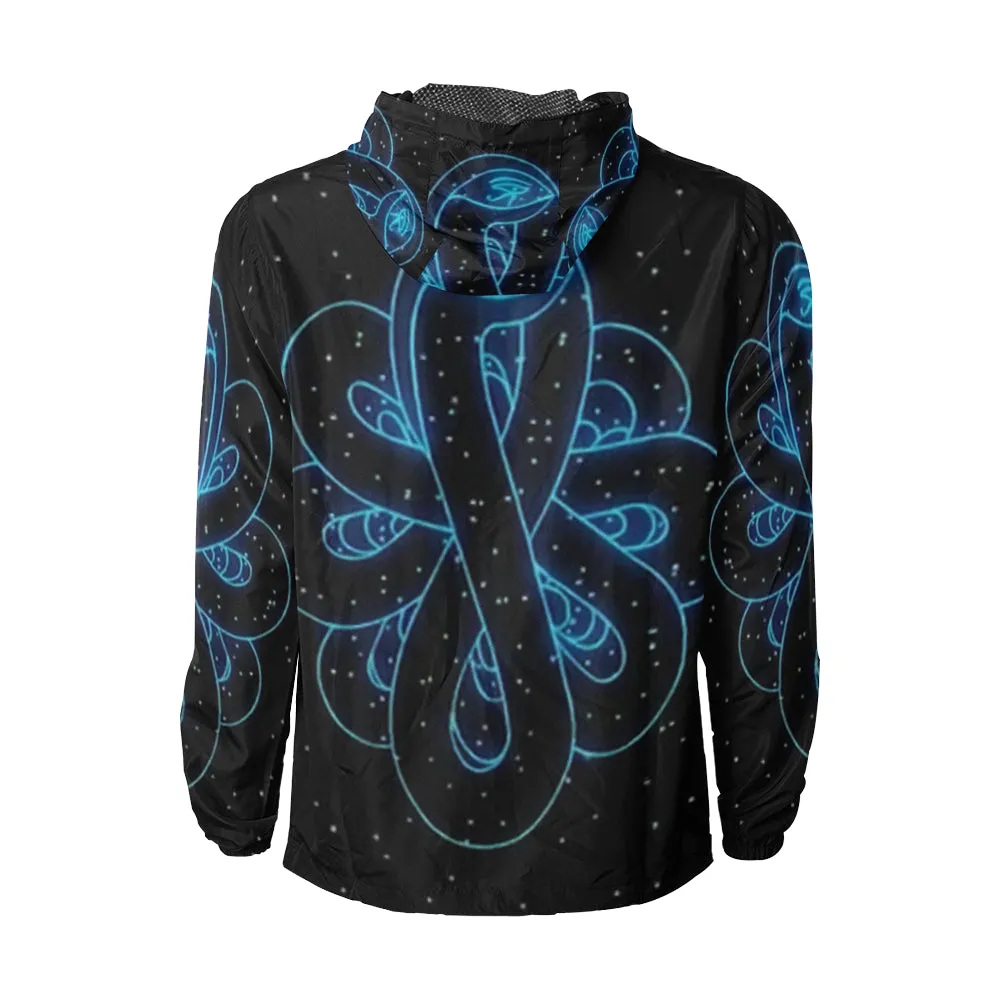 SNAKE OF CREATION WADJET All Over Print Windbreaker for Unisex
