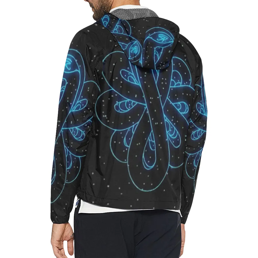SNAKE OF CREATION WADJET All Over Print Windbreaker for Unisex