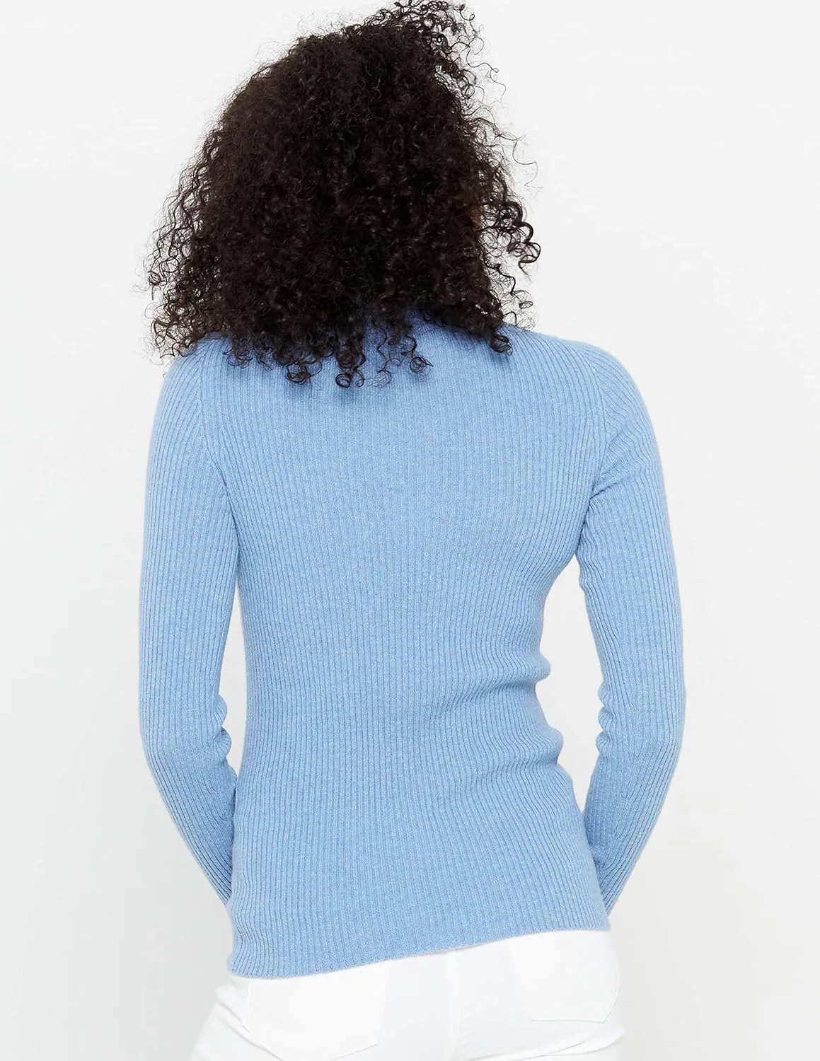State Cashmere Womens Ribbed Turtleneck Sweater 100% Pure Cashmere Classic Long Sleeve Pullover