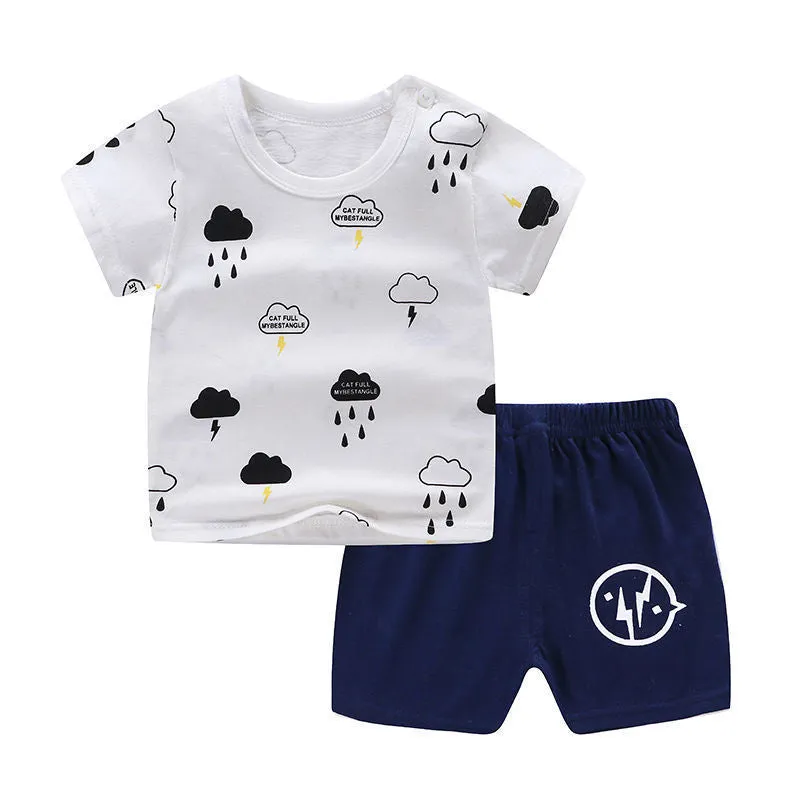 Summer Infant Newborn Baby Boy & Girl Clothing Set.