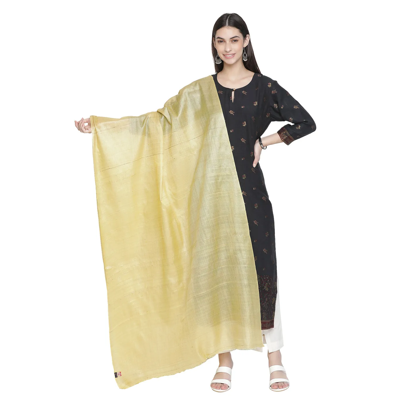 Tarbiyat : woven Design Golden Suit