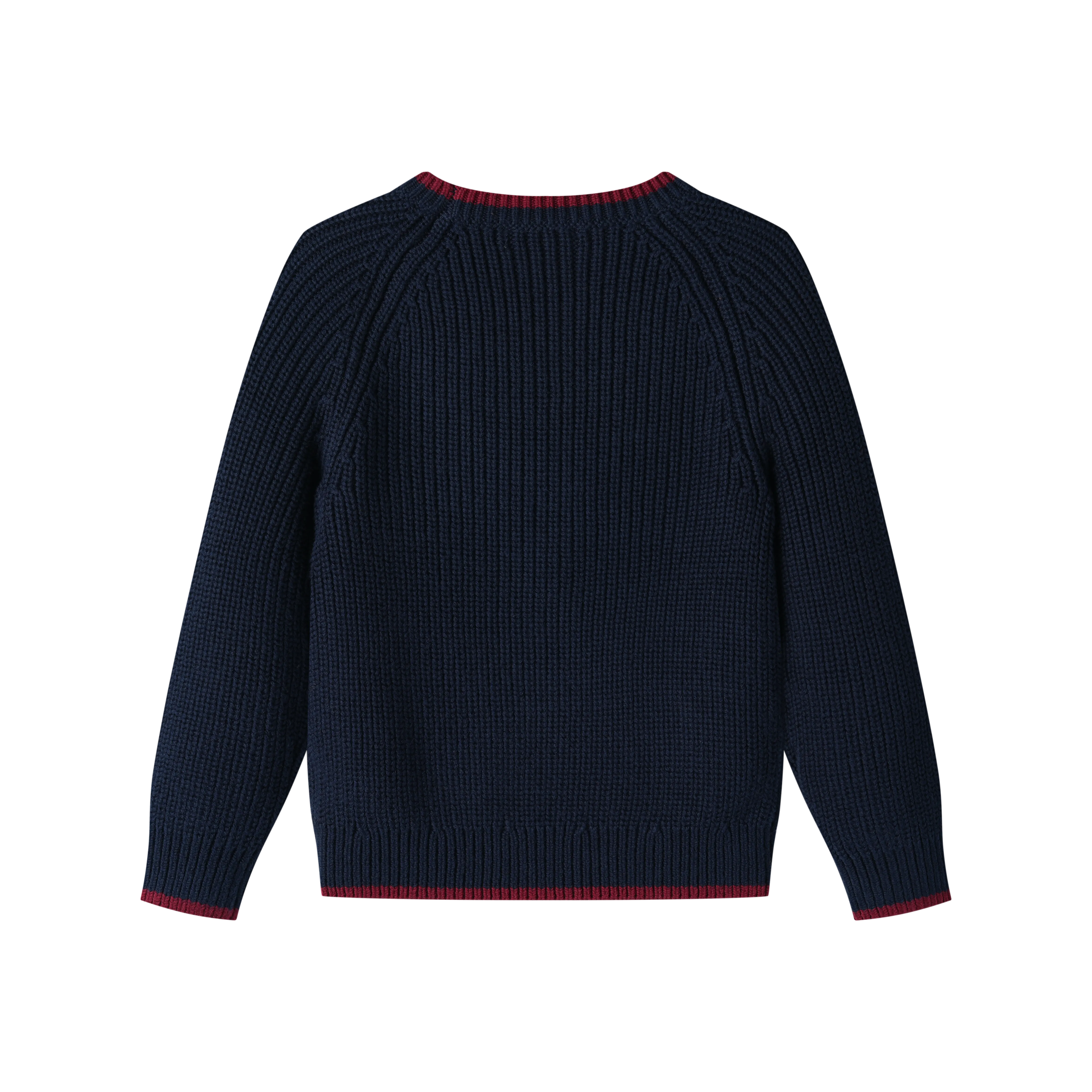 Navy Thin-Edged Sweater: Sleek and Stylish