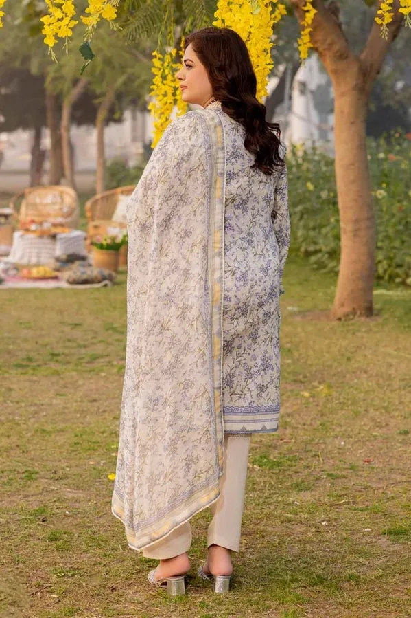 Tribute To Mothers '24 - Unstitched Suit With Chiffon Dupatta Bm-42014