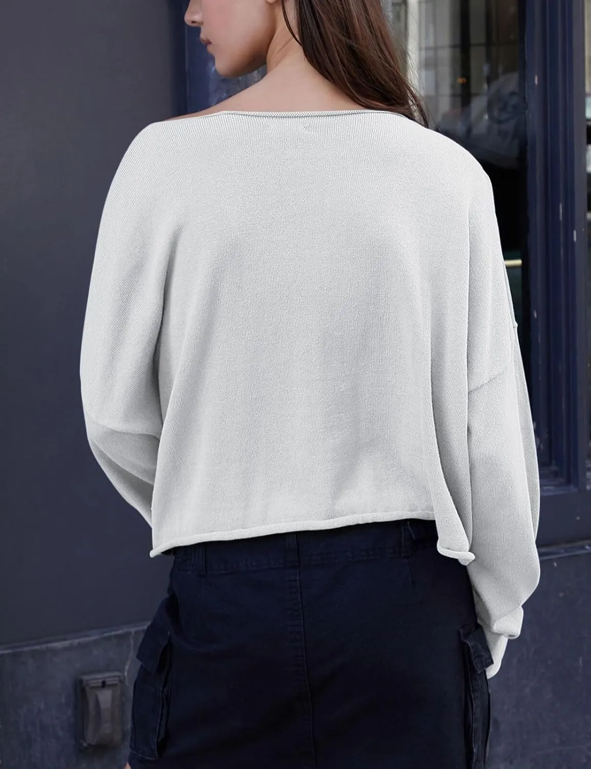 Ugerlov Women's Lightweight Cashmere Fall Sweater Long Sleeve Crewneck Knit Pullover Tops Casual Outfit Fashion 2024