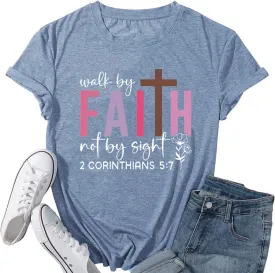Women Mountain Sunrise Adventure Shirt Hiking Camping Workout T Loose Fit Activewear Rise and Shine Give God The Glory Shirt
