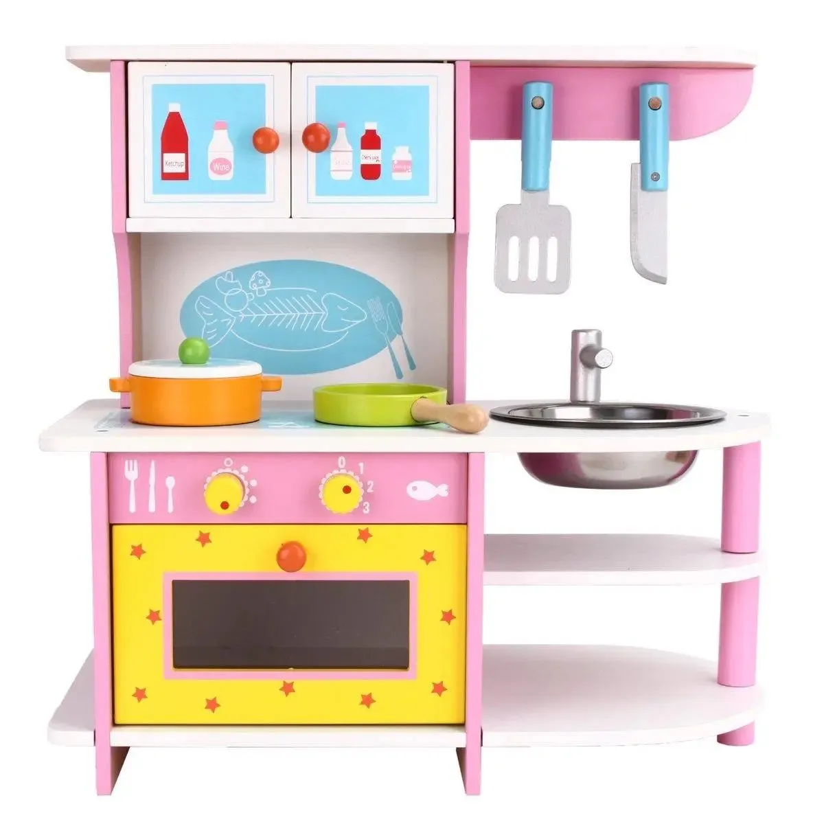 Wooden Kitchen Set
