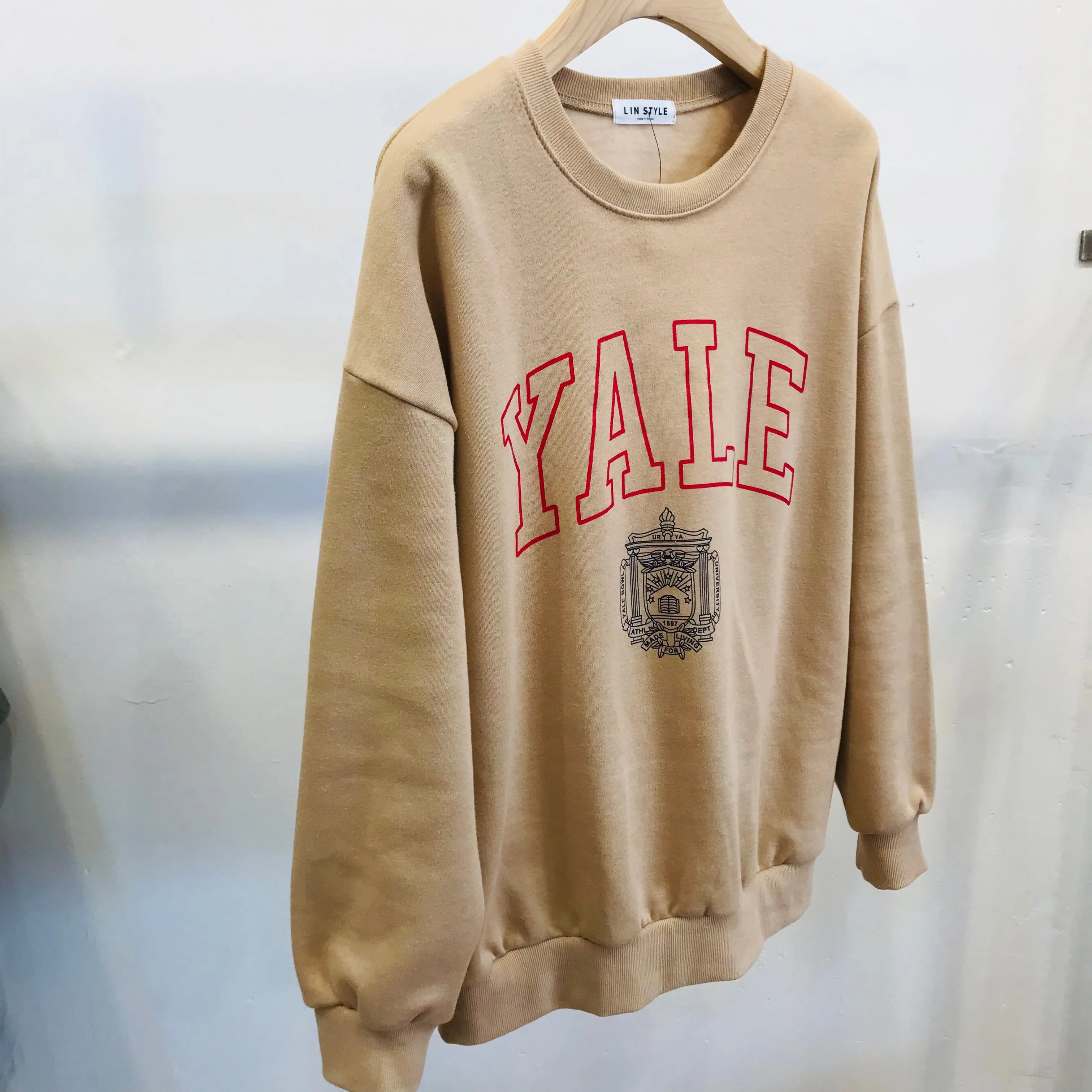 YALE Beige Jumper