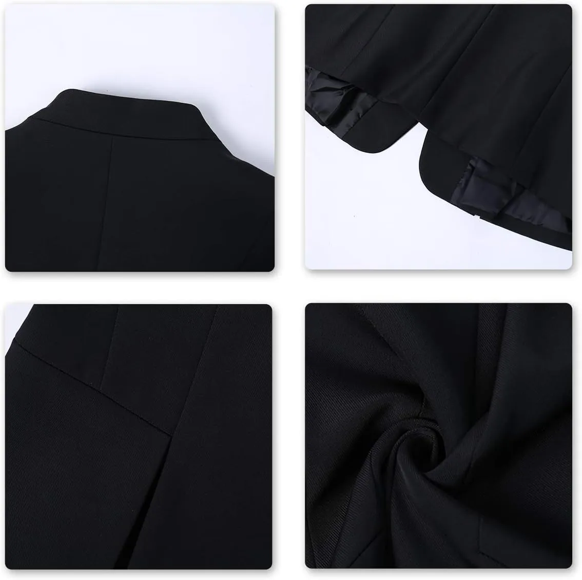 YUNCLOS Women's Elegant Business 2 Piece Office Lady Suit Set Work Blazer Pant